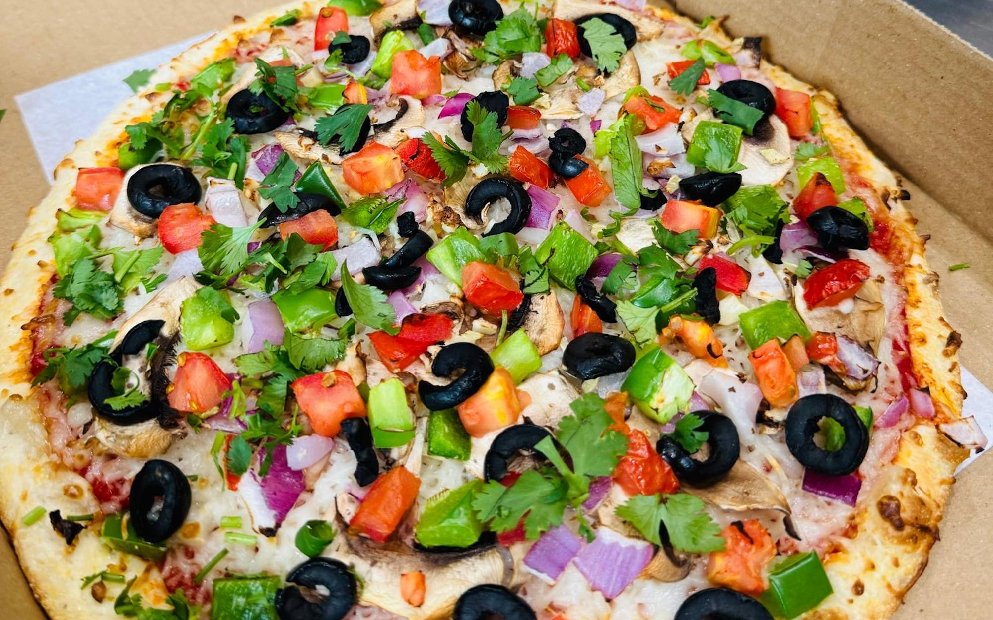 All Veggie Pizza